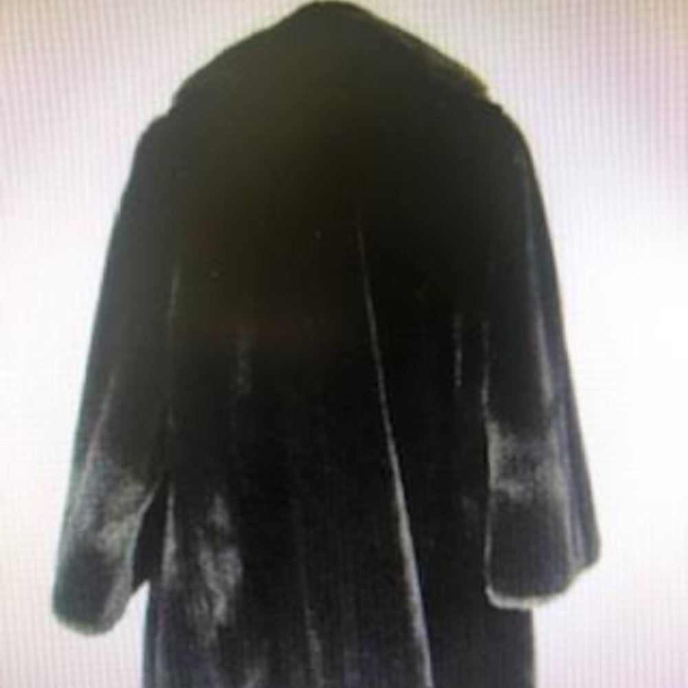 Tissavel of France Vintage Faux Fur Coat
